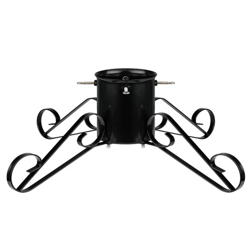 Black traditional scroll leg - black,