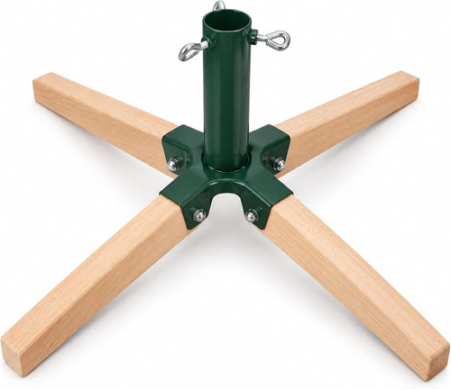 Foldable wooden christmas tree - wooden,