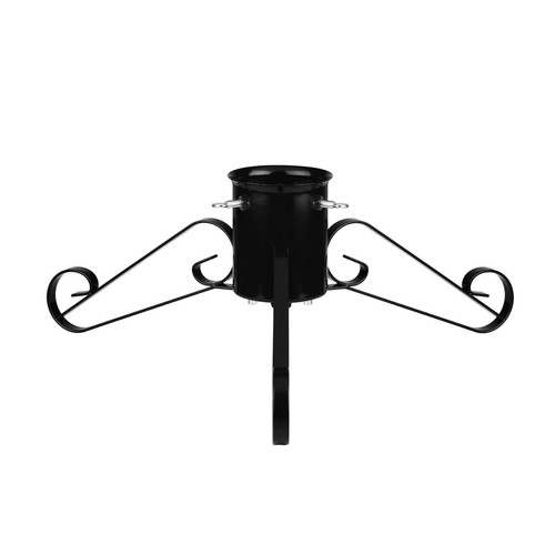 Black traditional scroll leg - black,